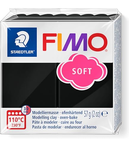 Amazon.com: STAEDTLER 8020-2 P FIMO Soft Oven-Hardening Polymer